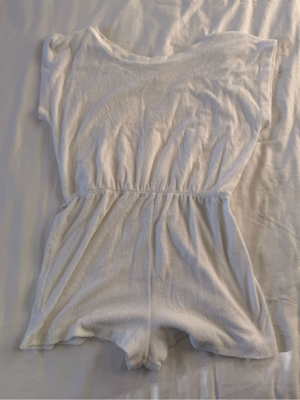Jantzen White Terry Cloth Romper